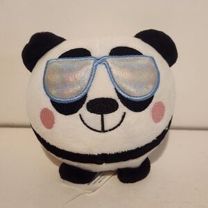 4” Ideal Toys Cool Panda Wearing Sunglasses Slow Rise Squish Plush